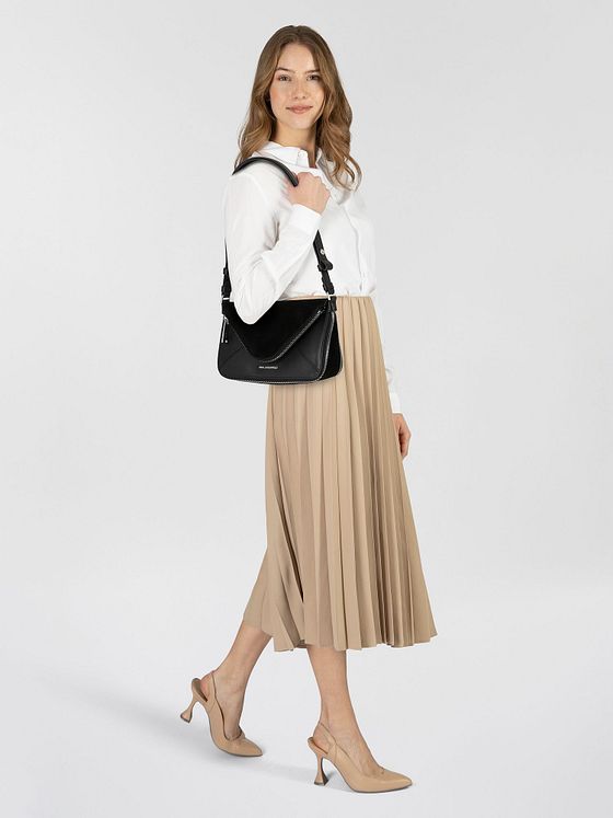 Karl Lagerfeld Hardware Mini Bag skuldertaske Læder 18 cm med strækfold