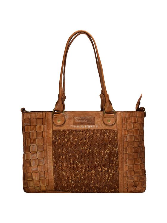 Greenland Nature Femi & Nine skuldertaske i læder 42 cm