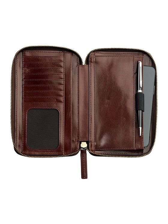 Leonhard Heyden Cambridge mobiltelefontaske i læder 11 cm