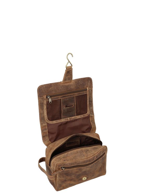 Greenburry Vintage Kultur-taske Læder 27 cm