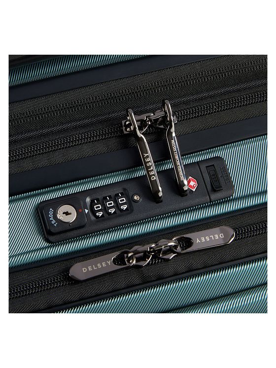 Delsey Paris Kabinový vozík Shadow 5.0 na 4 kolečkách Přihrádka na notebook 55 cm s rozšiřujícími záhyby