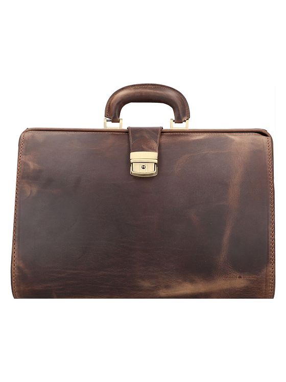 Greenburry Vintage lægetaske i læder 41 cm