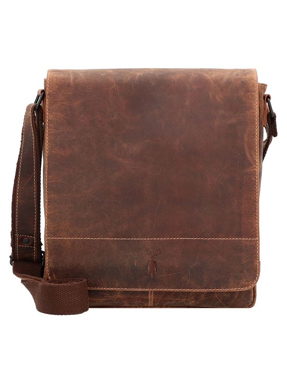 Jack Kinsky Baltimore 4 axelremsväska läder 28 cm