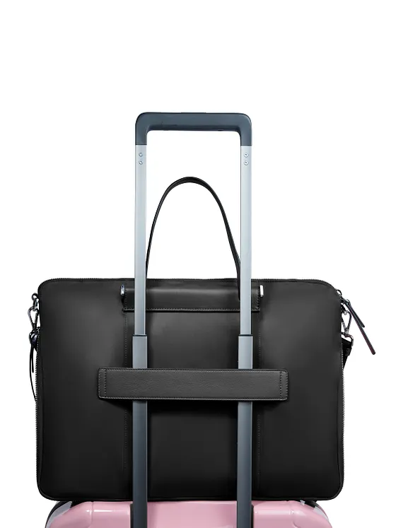 Piquadro Lyra Portfölj Läder 42 cm Laptopfack med expansionsveck
