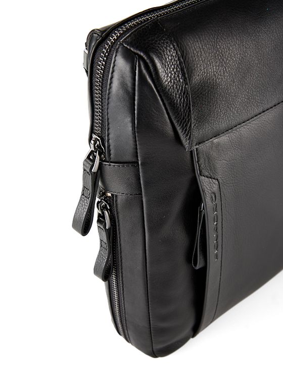 Piquadro Skuldertaske Læder 22 cm