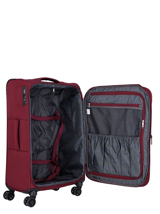 d & n Travel Line 9504 4 hjul Kuffert 3-delt med strækfold d & n Travel Line 9504 4 hjul Kuffert 3-delt med strækfold