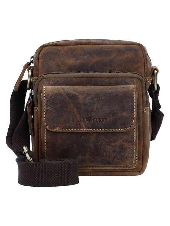 Greenburry Vintage Skuldertaske Læder 18 cm