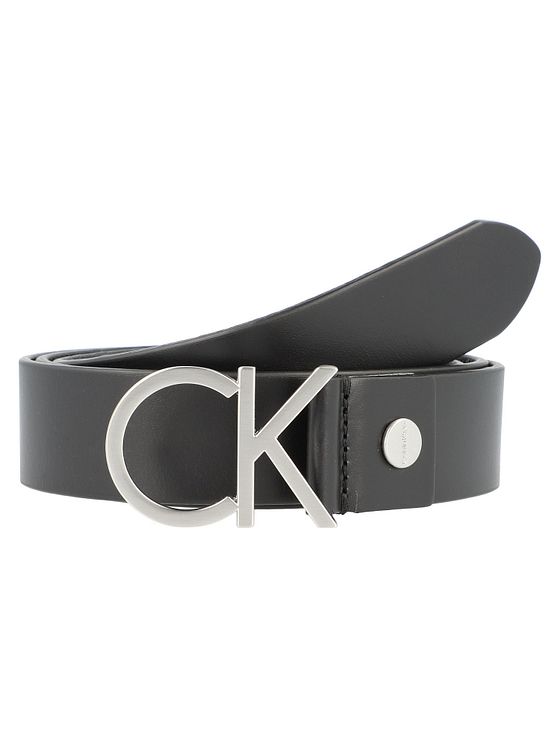 Calvin Klein CK Logo-bælte i læder