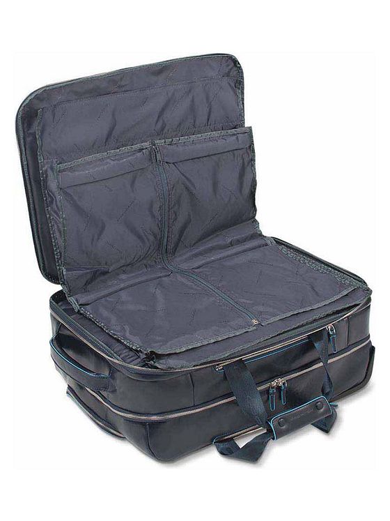 Piquadro Blue Square 2-hjuls business trolley læder 51 cm laptoprum Piquadro Blue Square 2-hjuls business trolley læder 51 cm laptoprum