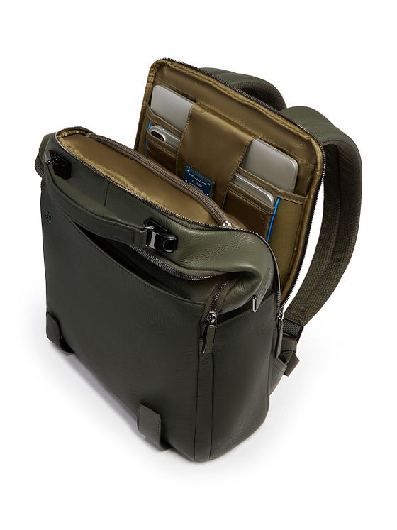 Piquadro Modus Special rygsæk læder 40 cm laptoprum