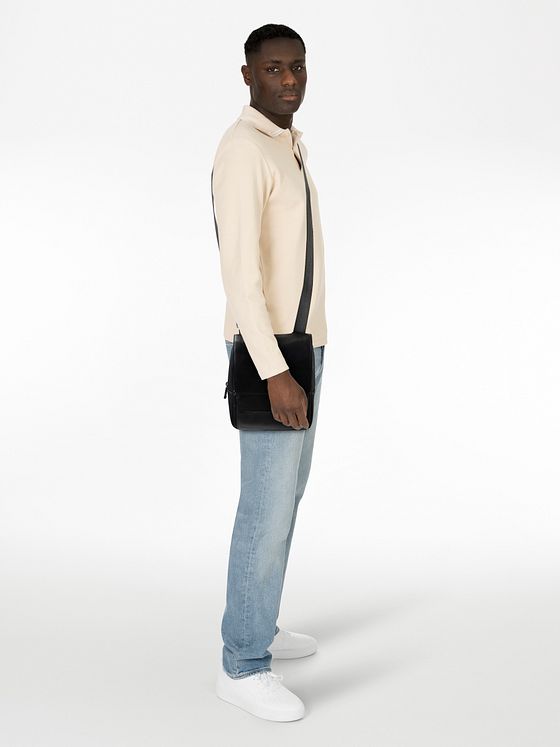 Piquadro Philip Skuldertaske Læder 20 cm