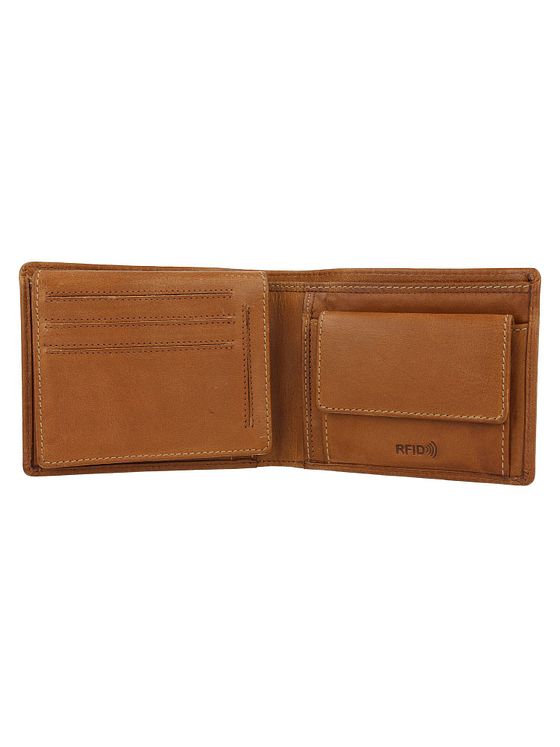 Greenburry Tornado Pung RFID-beskyttelse Læder 13 cm