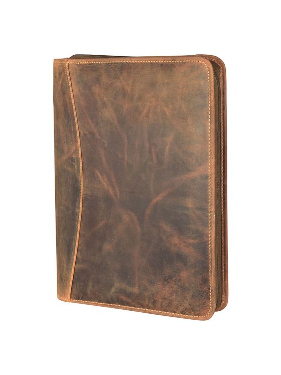 Greenburry Vintage ringbind i læder 26 cm