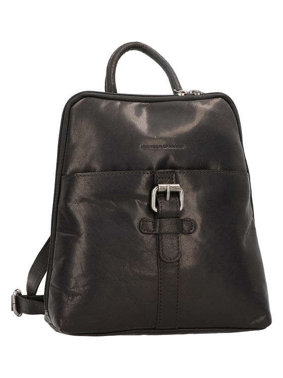 Spikes & Sparrow City-rygsæk i læder 27 cm