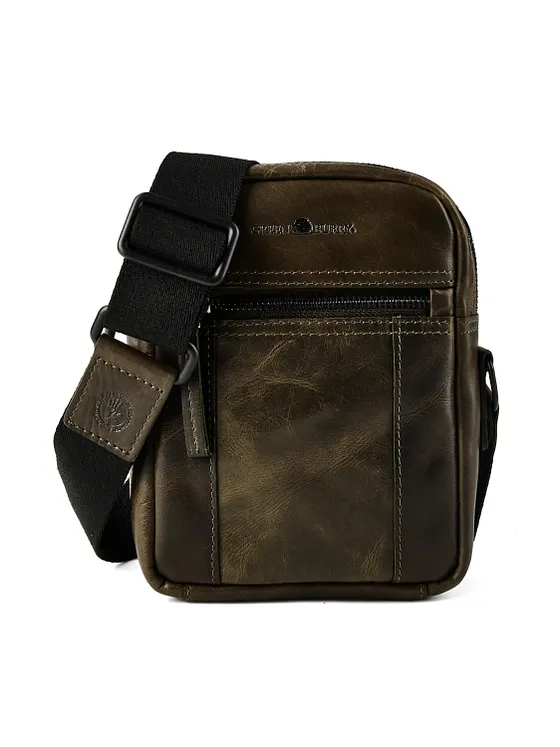 Greenburry Newport Bolsa banderola Mini Bag Piel natural 18 cm Greenburry Newport Bolsa banderola Mini Bag Piel natural 18 cm