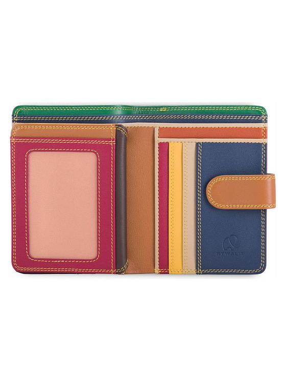Mywalit Střední peněženka s klopou Kožená peněženka 13 cm