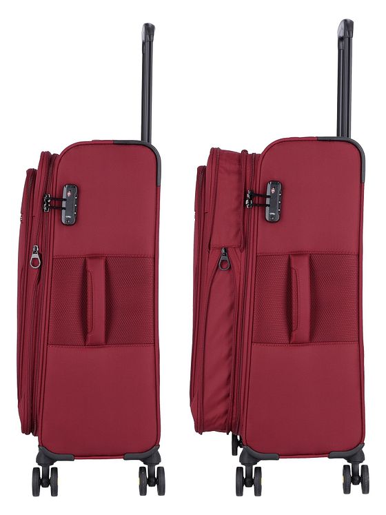 d & n Travel Line 9704 4 hjul Trolley M 68 cm med strækfold