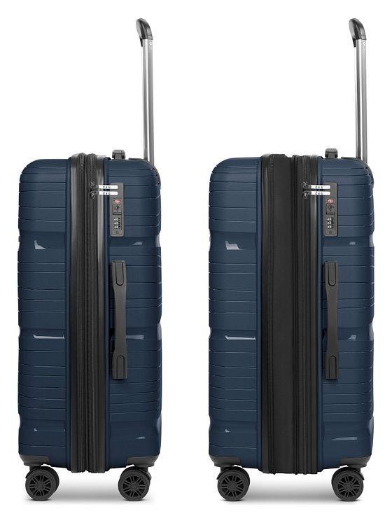 d & n Travel Line 4300-Plus 4 hjul Trolley M 65 cm med strækfold d & n Travel Line 4300-Plus 4 hjul Trolley M 65 cm med strækfold