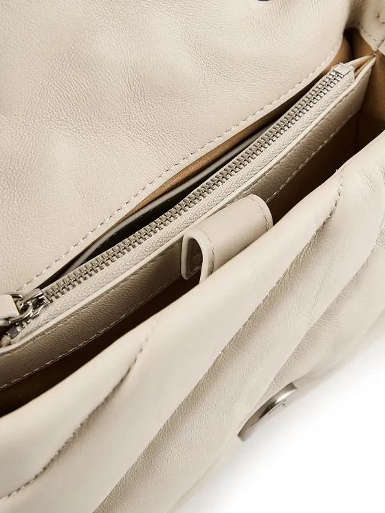 PINKO Love Puff Bolsa de hombro Piel natural 27 cm PINKO Love Puff Bolsa de hombro Piel natural 27 cm