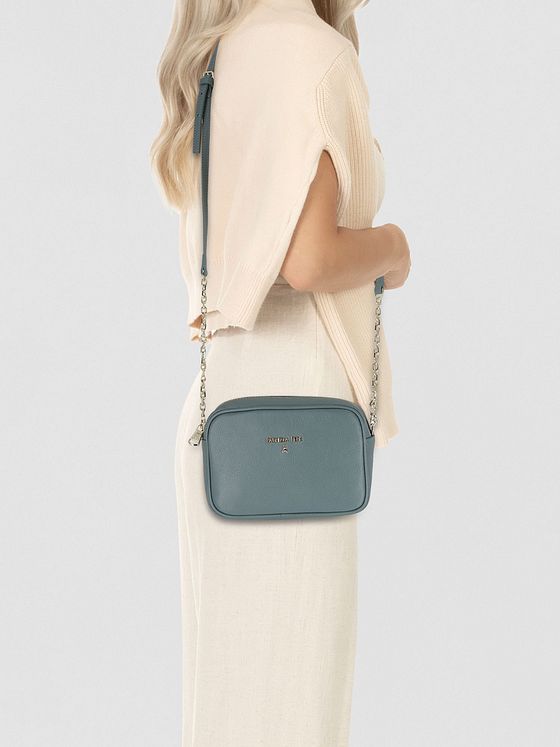 Patrizia Pepe Skuldertaske i læder 20 cm