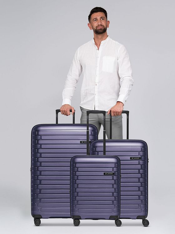 Pactastic Collection 04 THE THREE SET + 4 hjul Kuffert 3-delt med strækfold Pactastic Collection 04 THE THREE SET + 4 hjul Kuffert 3-delt med strækfold