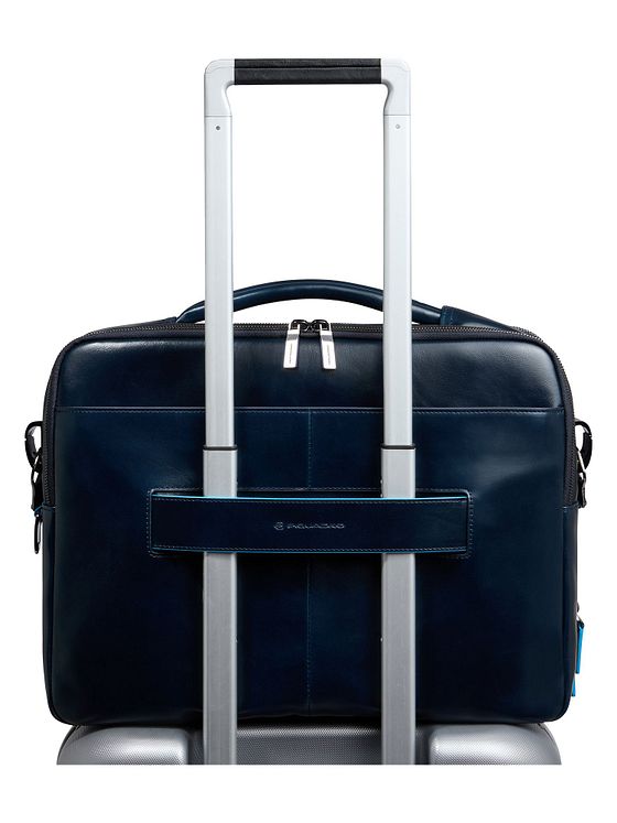 Piquadro Blue Square Aktovka Kůže 39 cm Kapsa na notebook