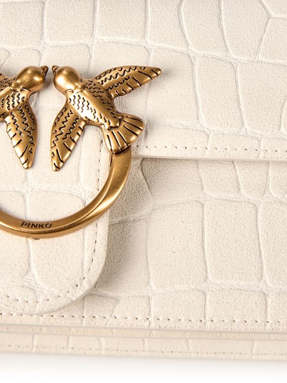 PINKO Love One Skuldertaske Læder 21 cm PINKO Love One Skuldertaske Læder 21 cm