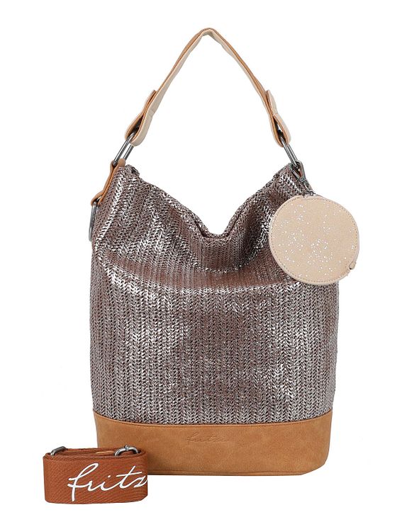 Fritzi aus Preußen Limited Painted Straw Skuldertaske 27 cm