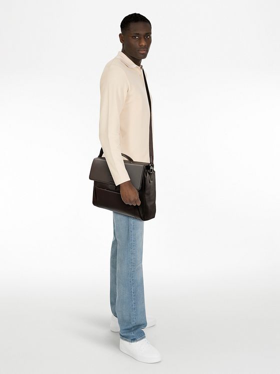 Piquadro Dokumenttaske Læder 42 cm Laptoprum