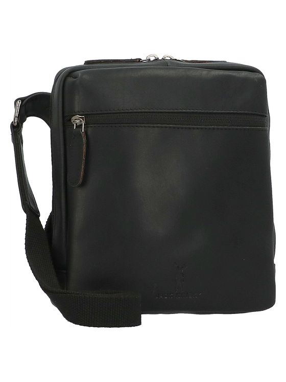 Jack Kinsky Montreal 9 skuldertaske i læder 20 cm