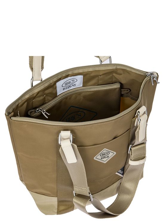 Bric's Replay Sand Woo Shopper-taske 26 cm Bric's Replay Sand Woo Shopper-taske 26 cm