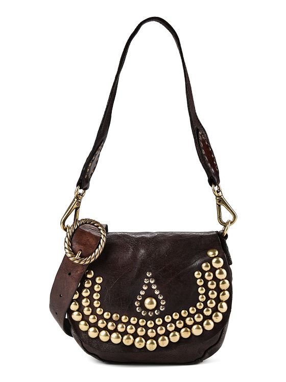 Campomaggi Mini taška přes rameno Kůže 18 cm