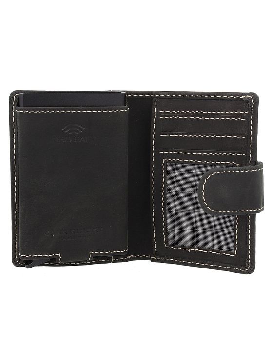 Jack Kinsky Baltimore Kreditkortetui RFID-beskyttelse Læder 11 cm