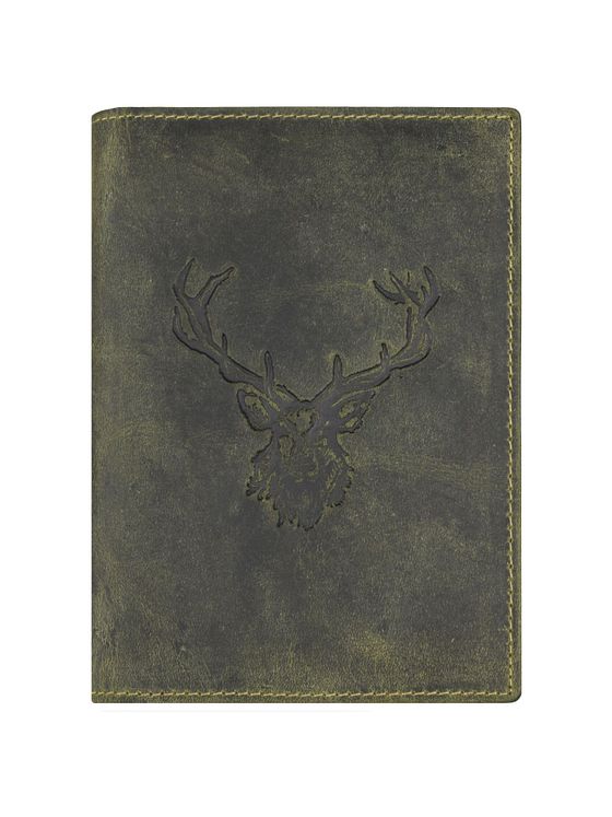 Greenburry Vintage Hirsch ID-kortholder i læder 12 cm