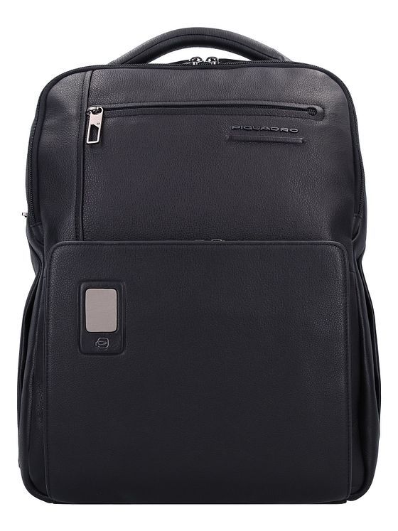 Piquadro Akron-rygsæk 43 cm med rum til bærbar computer