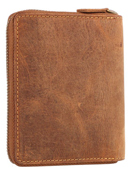 Greenburry Vintage pung med stjernetegn i læder 10 cm Greenburry Vintage pung med stjernetegn i læder 10 cm