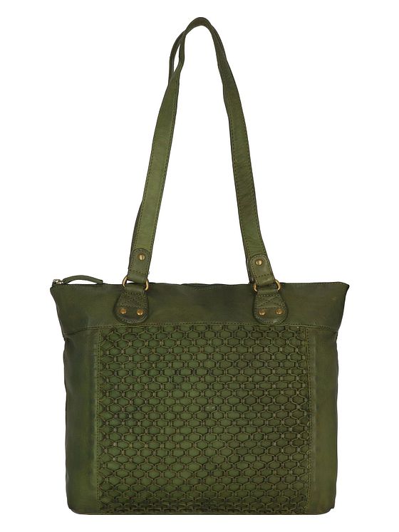 Greenland Nature Femi & Nine-skuldertaske i læder 35 cm