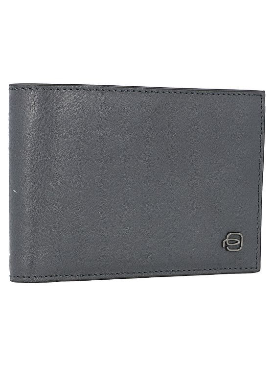 Piquadro Sort firkantet pung i RFID-læder 12,5 cm Piquadro Sort firkantet pung i RFID-læder 12,5 cm