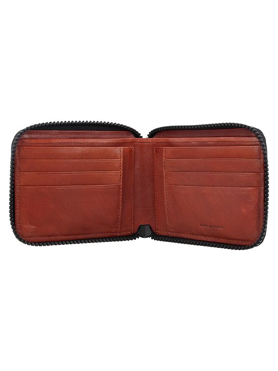 Piquadro Harper-pung i læder 14 cm