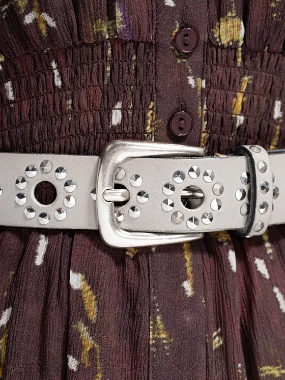 b.belt Cinturón con tachuelas Piel natural b.belt Cinturón con tachuelas Piel natural