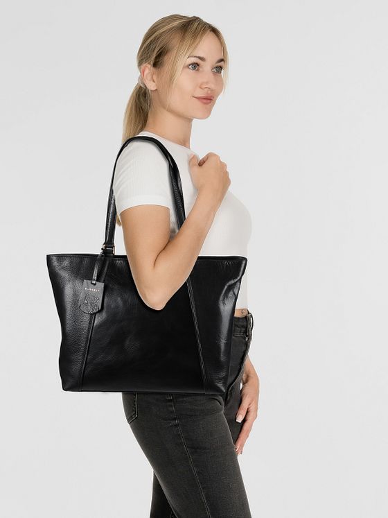 Burkely Fine Florence Shopper-taske Læder 37 cm Laptoprum