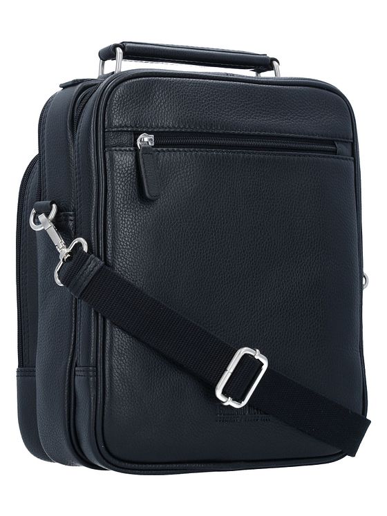 Leonhard Heyden Berlin skuldertaske i læder 28 cm Leonhard Heyden Berlin skuldertaske i læder 28 cm