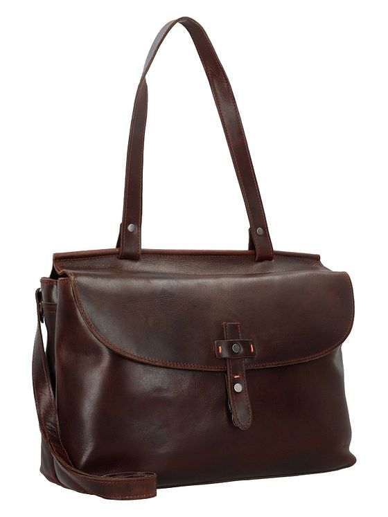 Harold's Aberdeen skuldertaske i læder 32 cm