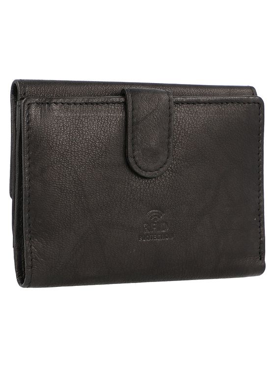 Greenburry Basic-pung i RFID-læder 13 cm