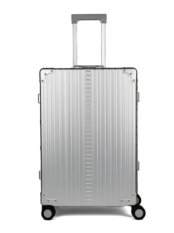 Aleon Traveler 4-pyöräinen alumiinivetolaukku, 67 cm, pukupussilla Aleon Traveler 4-pyöräinen alumiinivetolaukku, 67 cm, pukupussilla