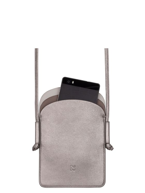 DuDu Farverigt Minorca-mobiltaske i læder 12 cm