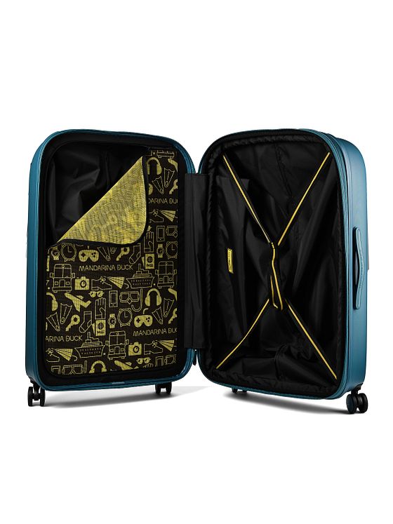Mandarina Duck Logoduck + 4 ruedas Trolley L 75 cm Mandarina Duck Logoduck + 4 ruedas Trolley L 75 cm