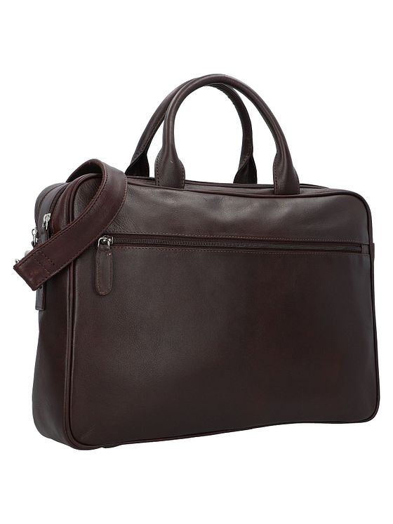 Dermata Kuffert i læder med 40 cm rum til bærbar computer