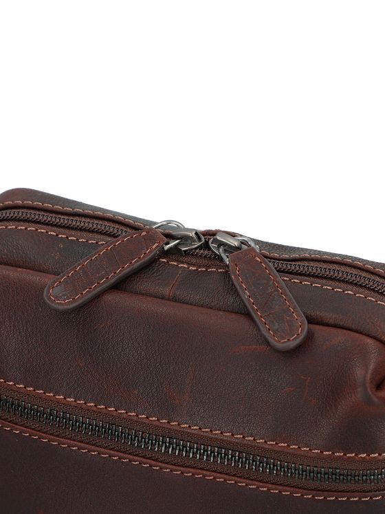 Jack Kinsky Porto Skuldertaske Læder 20 cm