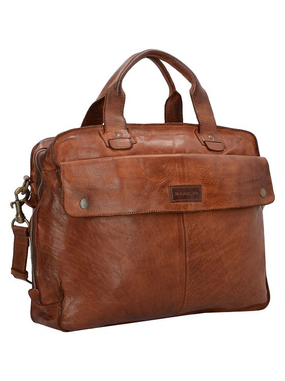 Harold's Sadelmappe i læder 41 cm med rum til bærbar computer